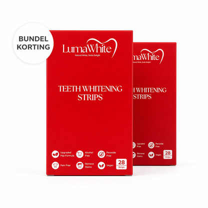 BUNDELKORTING - LumaWhite Whitening Strips 0% Alcohol, 100% Wit